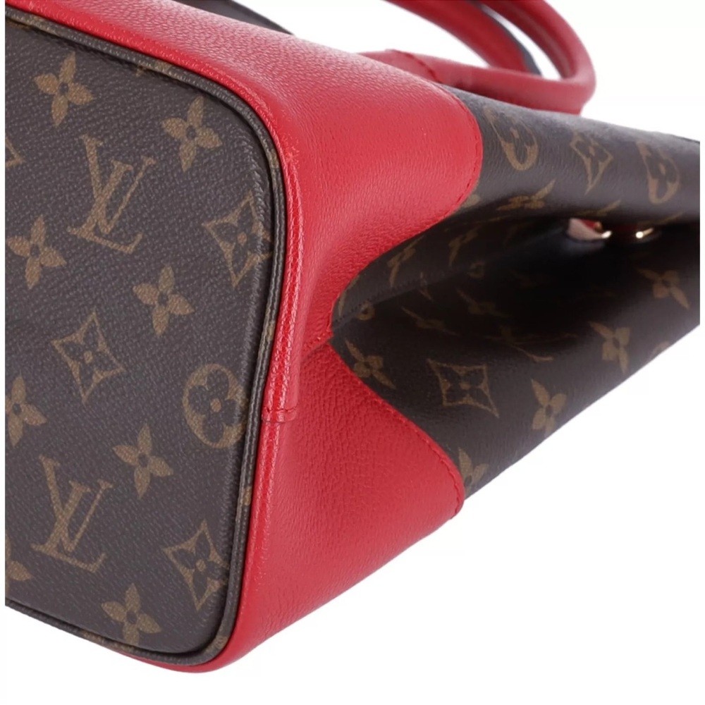 Louis Vuitton Flandrin Triple Compartment Satchel Monogram Brown Cerise M41596 - Picture 9 of 13
